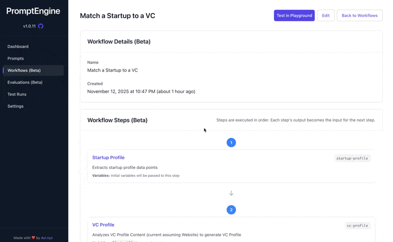 Composable Workflows